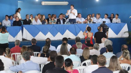 POSSE DO PRESIDENTE SÉRGIO RODRIGUES NA AMUNORPI CONTA COM A PRESENÇA DO GOVERNADOR RATINHO JR.